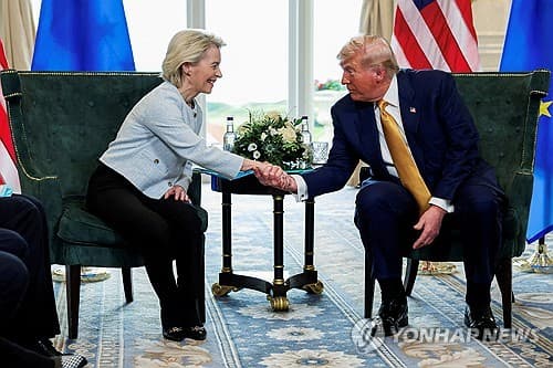 EU, 트럼프 車관세 예고에 "美 합의 위반시 대응 가능"