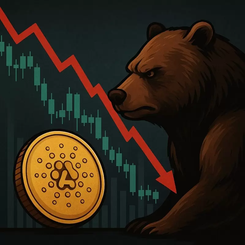 Cardano, on the verge of breaking the floor...Experts "Potential retreat to $0.2"