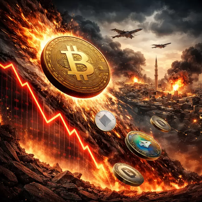 Fear of All-Out War Grips... Bitcoin Bull Market Crashes, Investors Start 'Panic Selling'