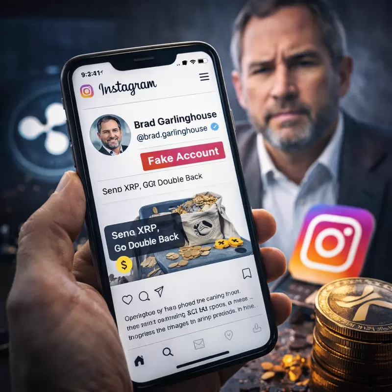 Ripple CEO Warns Against Impersonating Instagram Accounts..."Don't Fall for the Free XRP Bait"