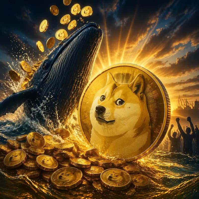 도지코인 고래들, 이란 훈풍에 조용히 베팅 완료...3.3억 DOGE 싹쓸이