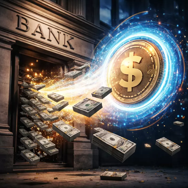 "Ultimately, all banks will be drained"...Stablecoins threaten to collapse traditional finance