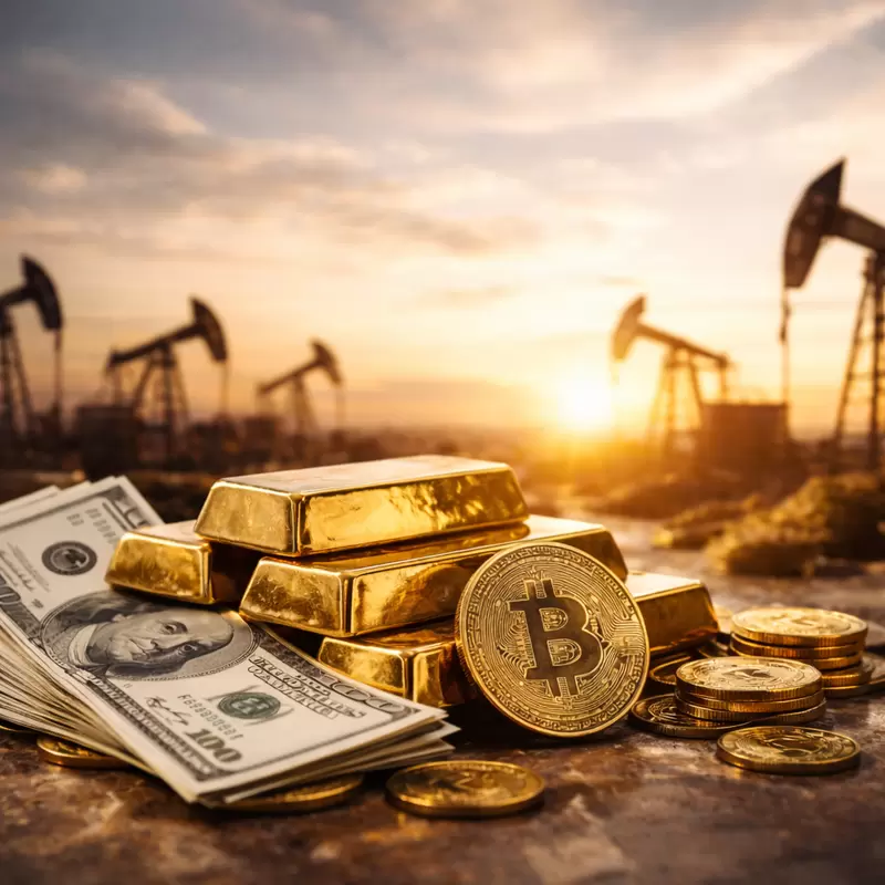 "이미 붕괴됐다"...비트코인과 금, 페트로달러 패권 무너뜨린다