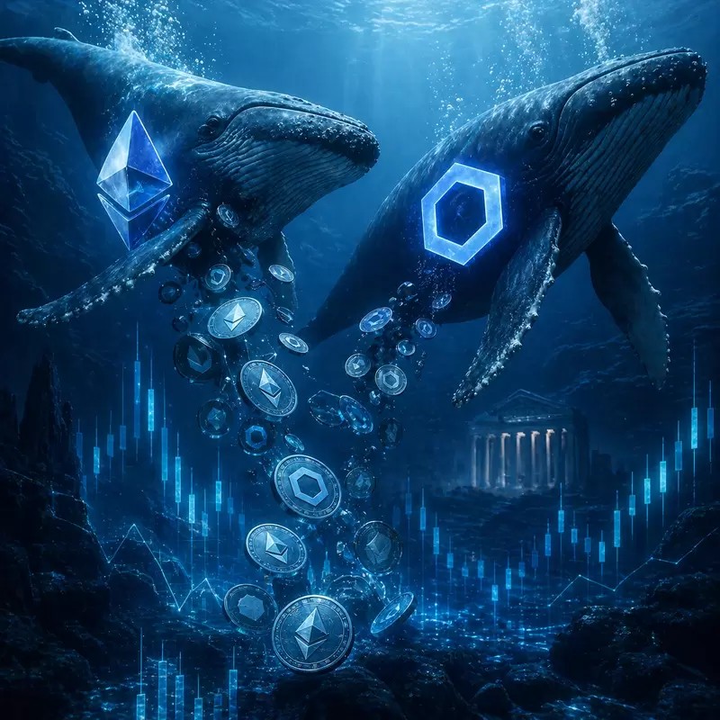 Not Waiting for Powell's Remarks... Whales 'Quietly Accumulate' Chainlink and Ethereum Before FOMC