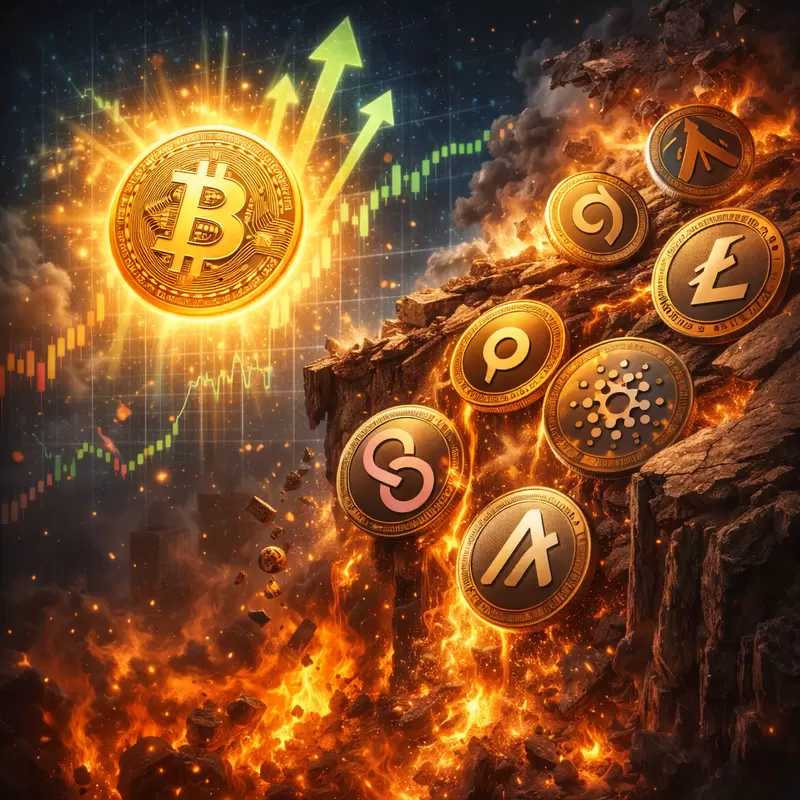 Bitcoin, back in 'solo run' mode... Are XRP and Dogecoin over?