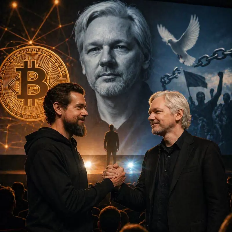Jack Dorsey Sponsors Julian Assange Documentary...Emphasizes "Bitcoin Spirit"