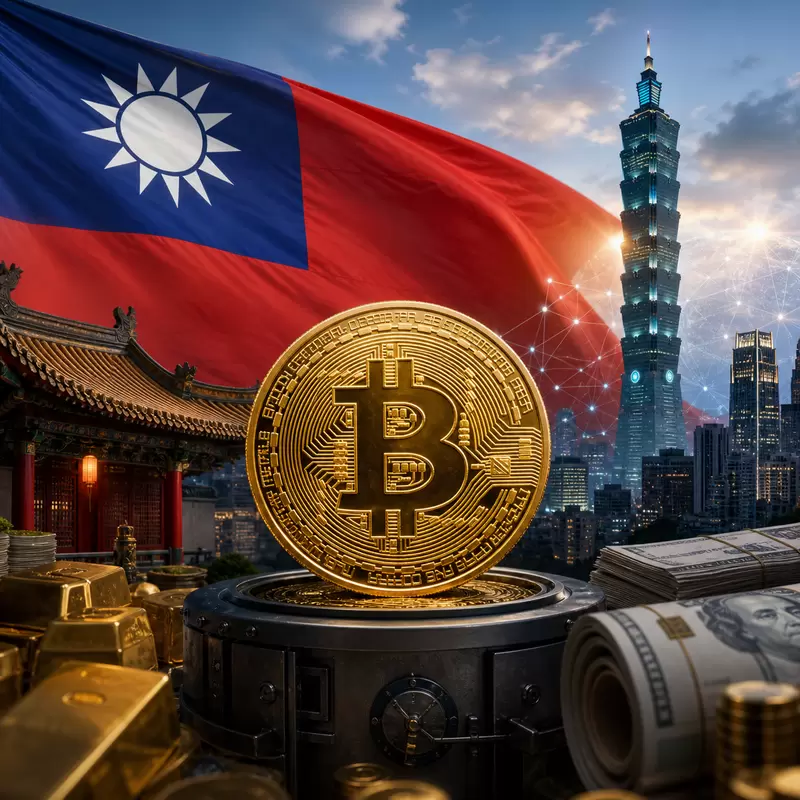Taiwan, toying with Bitcoin reserves card..."Can't trust the dollar"