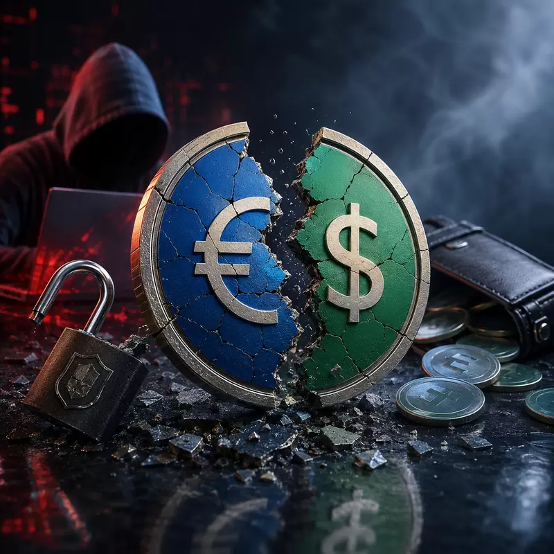 StablR Stablecoin, Euro and Dollar Pegs Collapse Simultaneously..."Trusted Reserves, Only to be Betrayed"