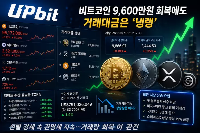 스페이스X 효과에도 업비트 관망세…트럼프 코인·월드코인만 웃었다