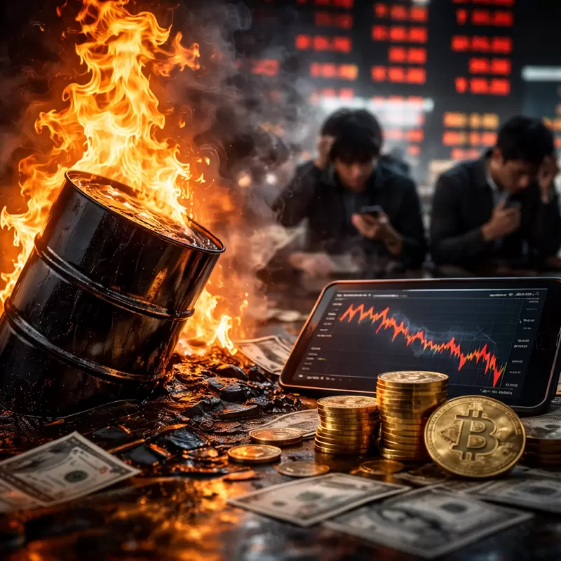 비트코인(BTC), 원유 9% 폭락에도 '버티기'...유가 연동설 박살
