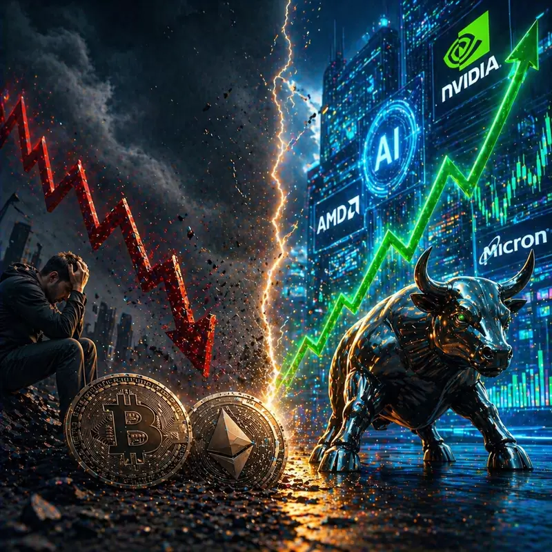 베테랑 투자자 "비트코인(BTC), 인공지능(AI) 주식 때문에 반등 막혔다"