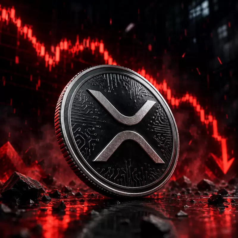 XRP(리플), 1.32달러 못 지키고 다시 위험지대..."황소들 1.3달러 빼앗겼다"