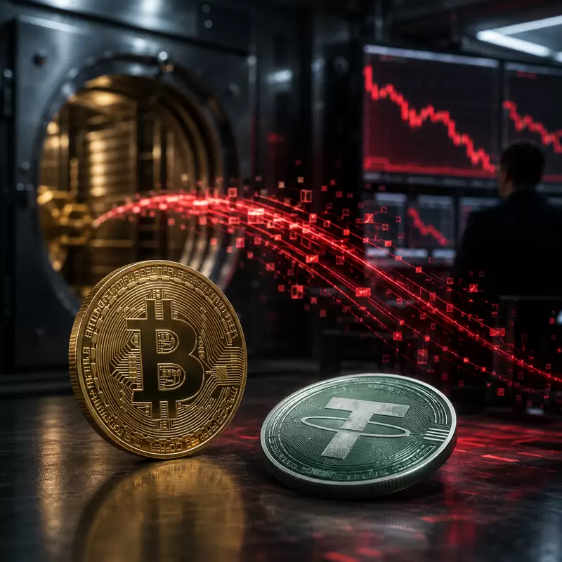 테더, 비트코인 매도 카드 '만지작'...204.3BTC 거래소 이동에 약세 공포 가중