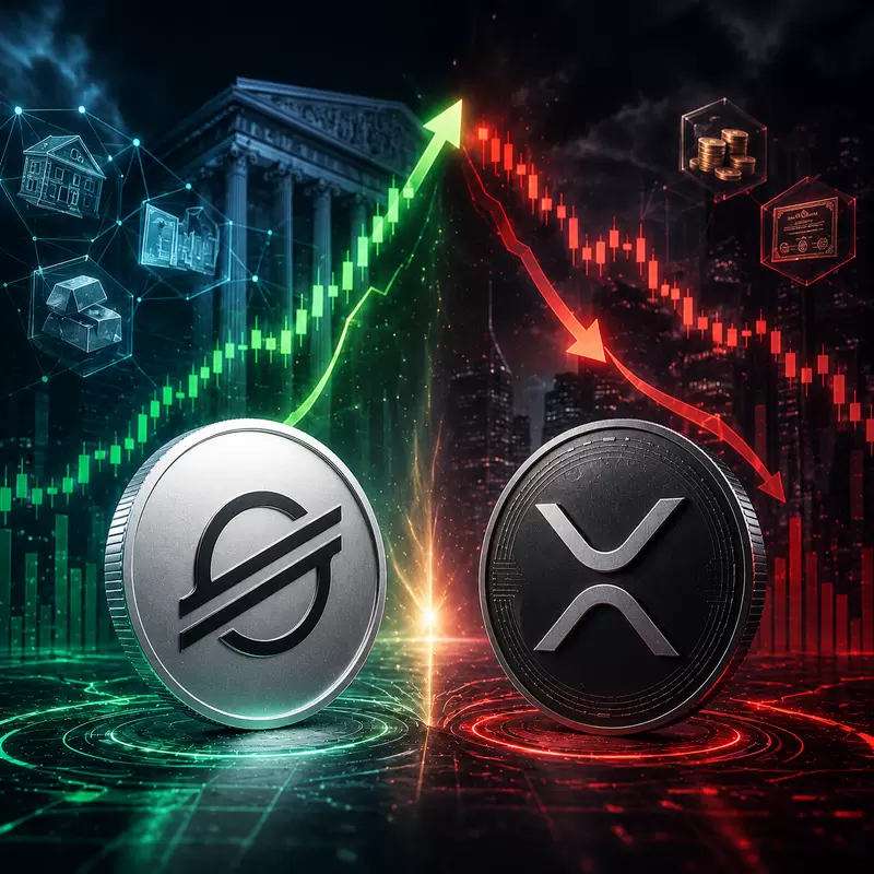 XLM(스텔라), 토큰화 덕에 잘 나가는데...XRP(리플)은 왜 못 오르나?