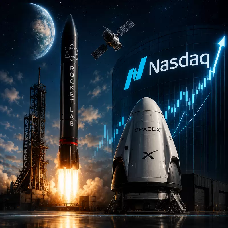 Rocket Lab (RKLB) Surpasses SpaceX (SPCX), Targeting Nasdaq 100