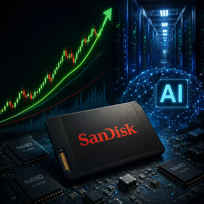 샌디스크(SNDK), 러셀 3000E 성장 벤치마크 합류..."엔비디아(NVDA)보다 더 올랐다"
