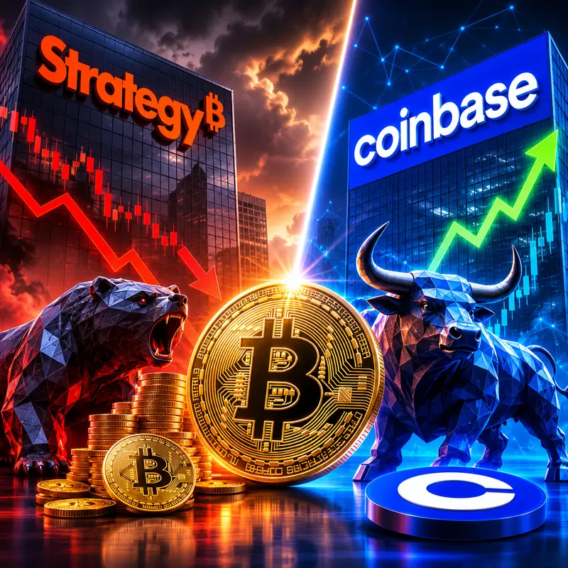 매도 폭탄·소송 루머까지...스트래티지(MSTR), 코인베이스(COIN)에 인기 밀리나