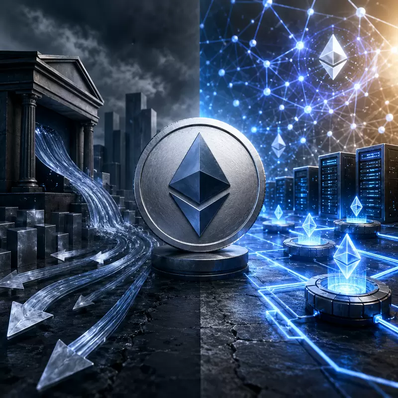 이더리움(ETH), ETF 7주 연속 자금 탈출...예치 대기열은 12배 폭발