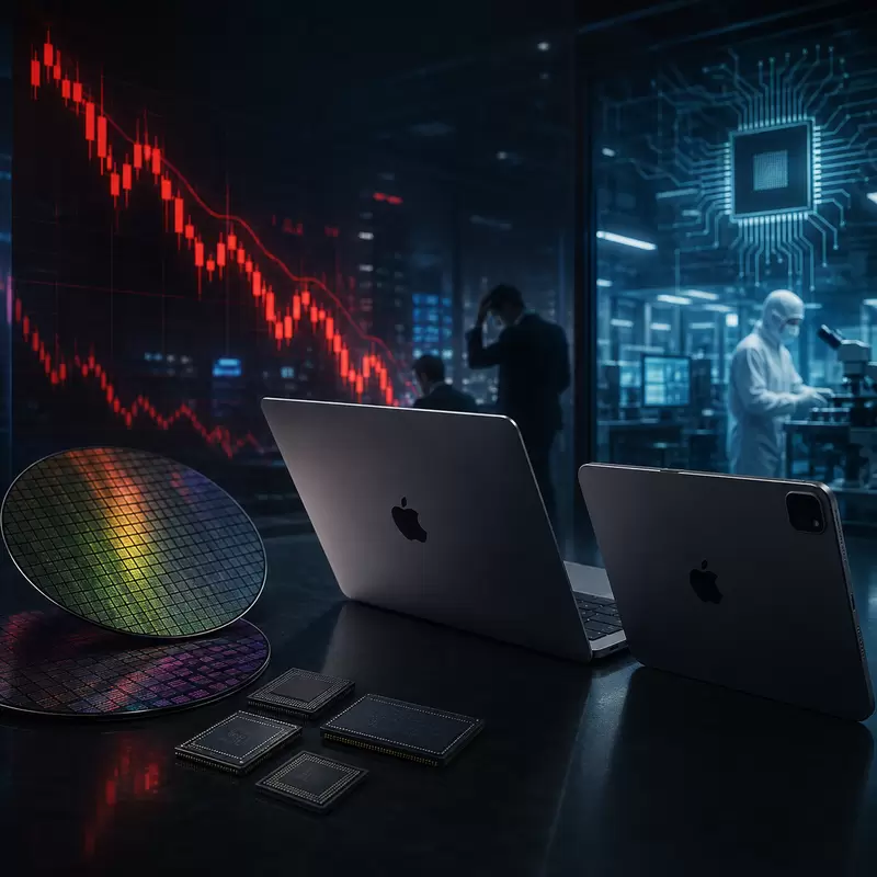 애플(AAPL), 주가 급락 쇼크...AI 메모리 대란 속 맥북·아이패드 가격 인상 역풍