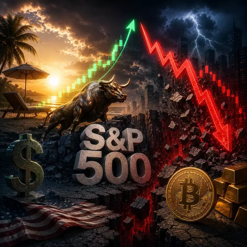 "여름 랠리는 잠깐일 뿐"...S&P 500(SPX), 8월 최대 20% 조정 경고