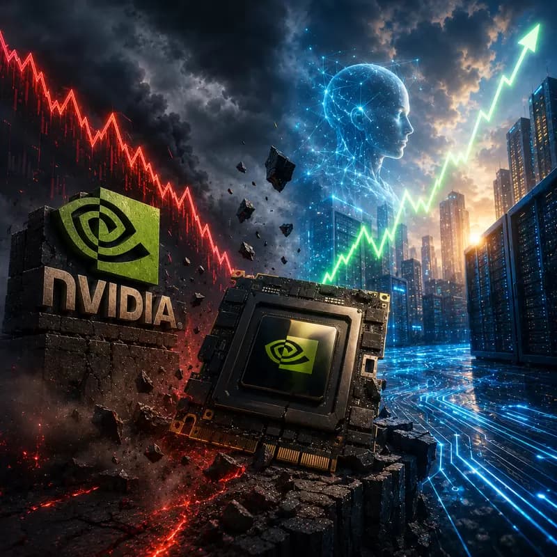 엔비디아(NVDA), 반도체 랠리서 처참한 성적...AI 칩 왕좌 빼앗기나
