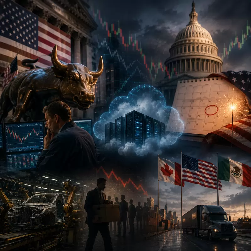 US Stock Market, from Employment Shock to North American Trade Agreement Anxiety... 'Warning Light' Before Holiday Plunge