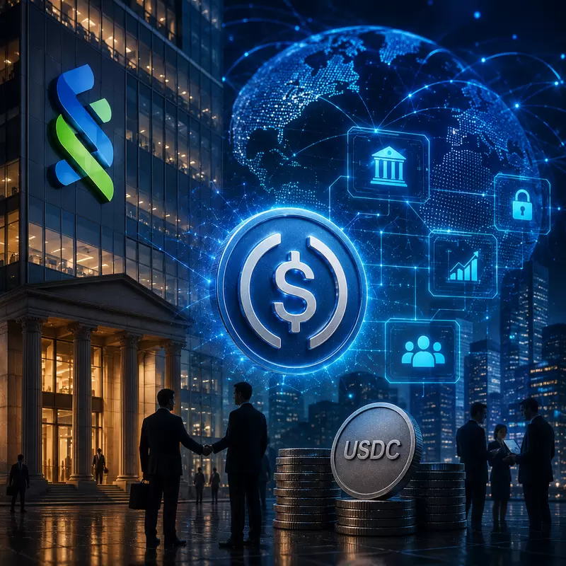 Standard Chartered, First Major Bank to Directly Issue USDC...Enters Head-on Competition with OpenUSD Offensive