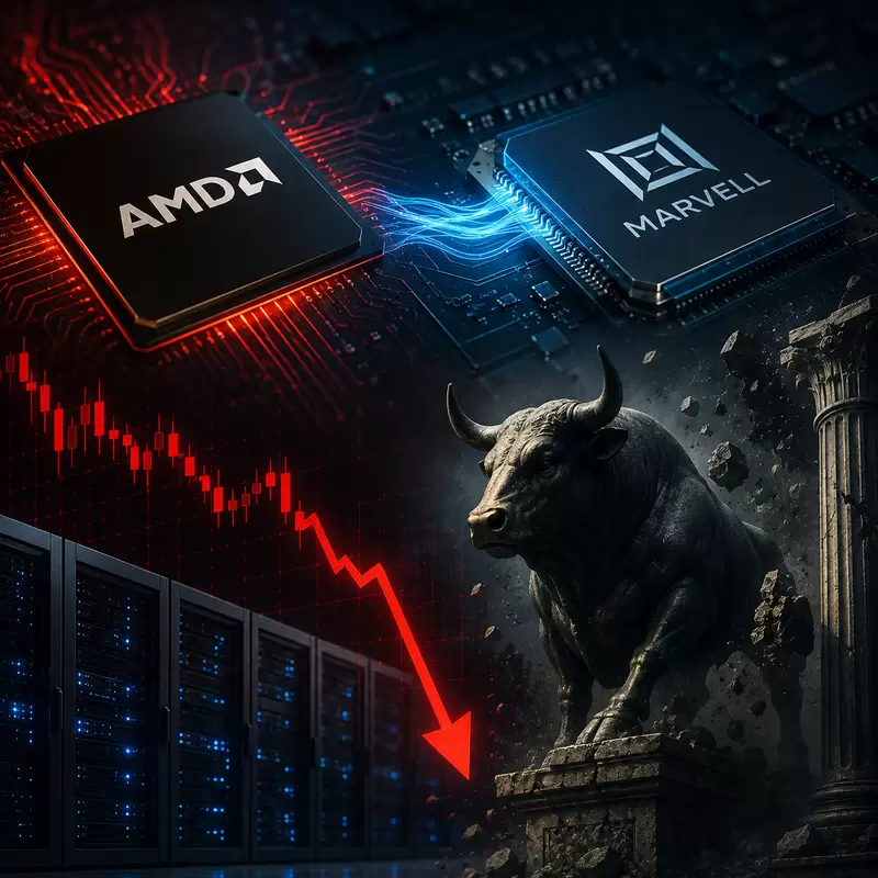 AMD's Stock Price 'Stumbles' Amid Semiconductor Sell-off, Despite Positive News of Marvell Stake